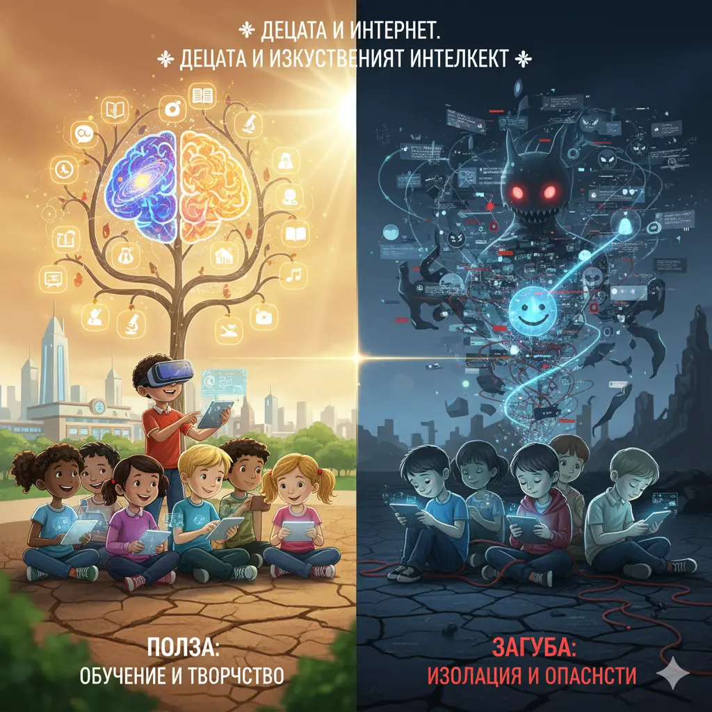 Децата и изкуственият интелект — полза и опасности