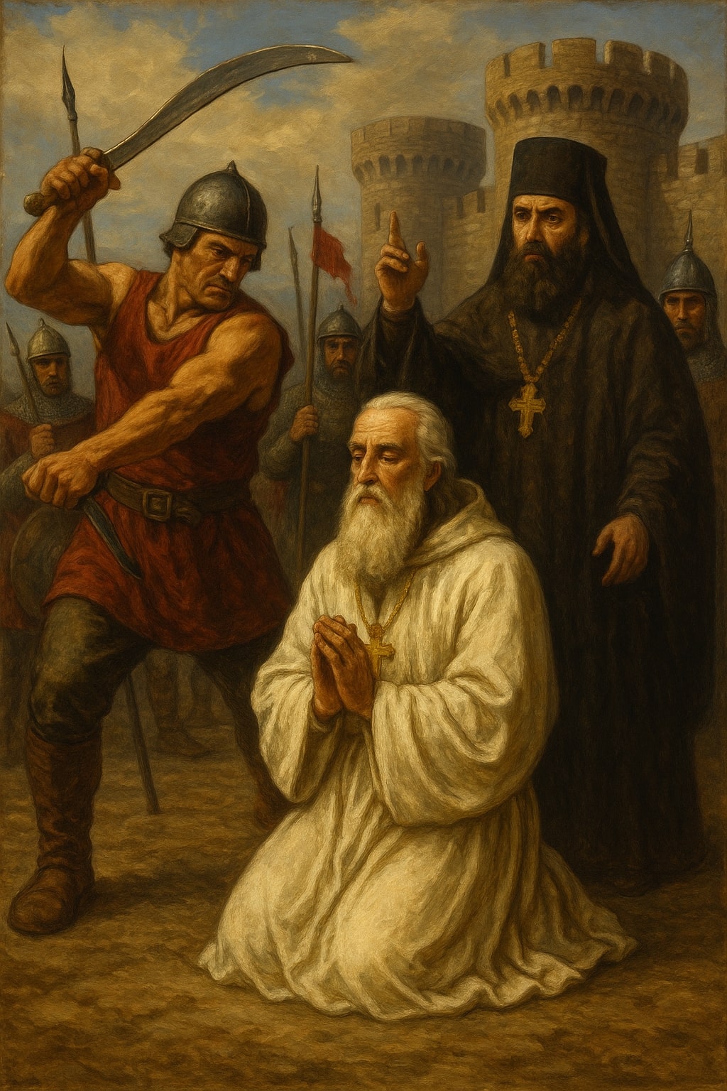 Чудото при опита за екзекуция на св. Евтимий Опит за екзекуция на св. патриарх Евтимий Търновски – ръката на палача се вдървява