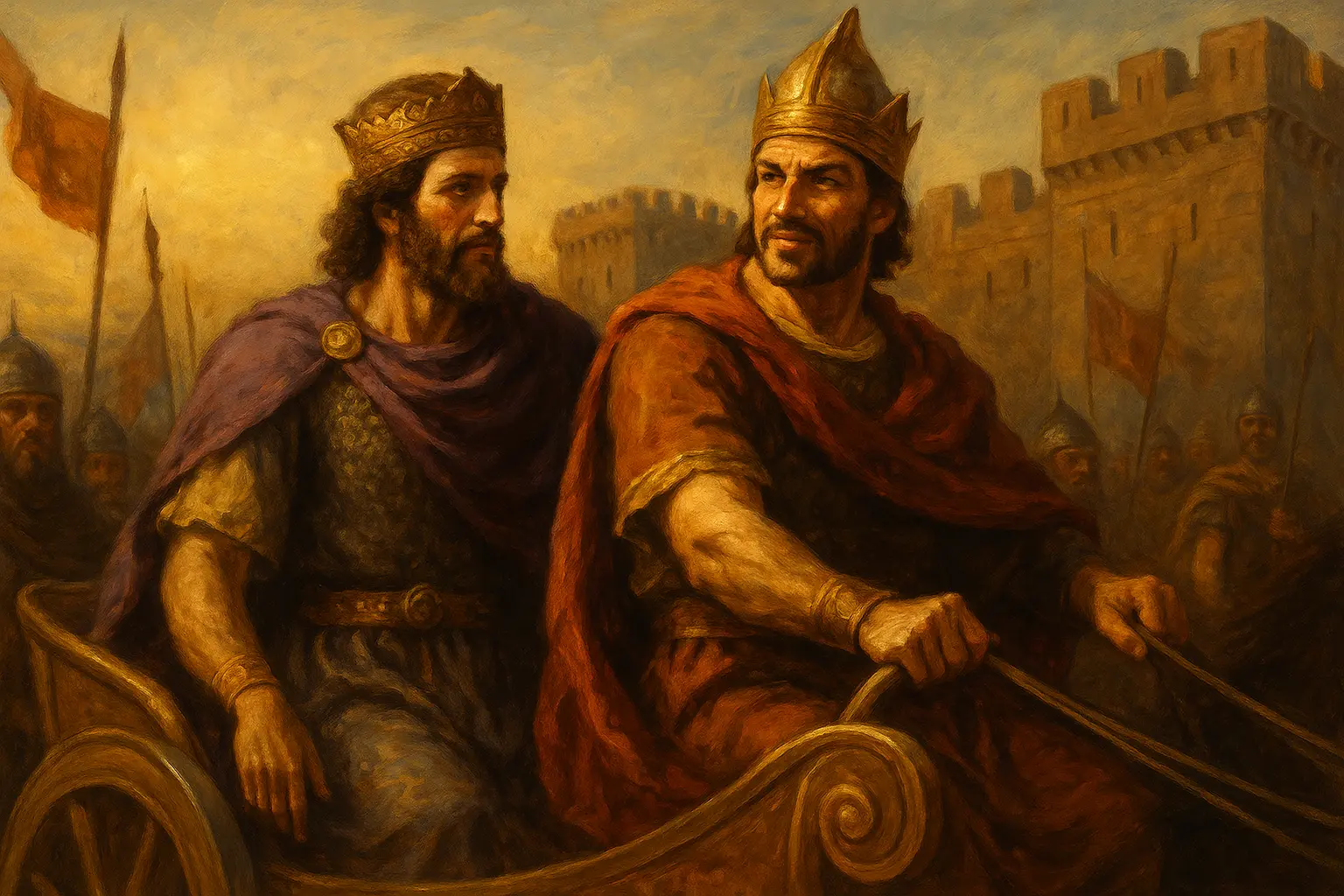 Цар Йосафат и цар Ахаав в Самария – началото на погрешния съюз