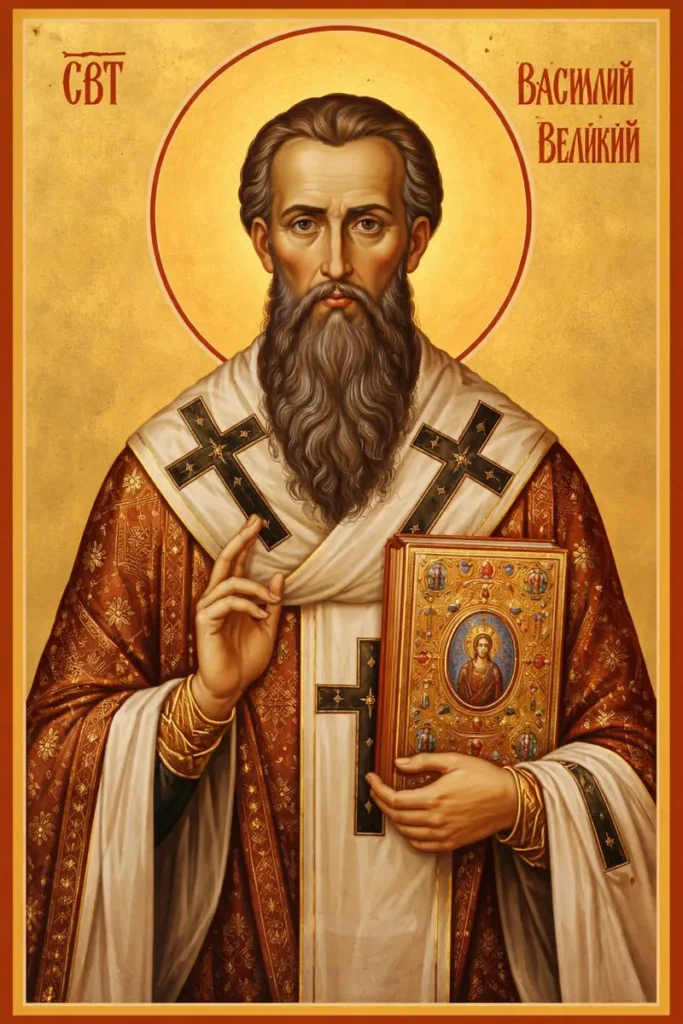 Свети Василий Велики – архиепископ на Кесария Кападокийски, учител на Църквата