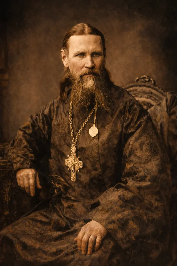 Портрет на свети Йоан Кронщатски – православен свещеник и пастир от края на XIX век
