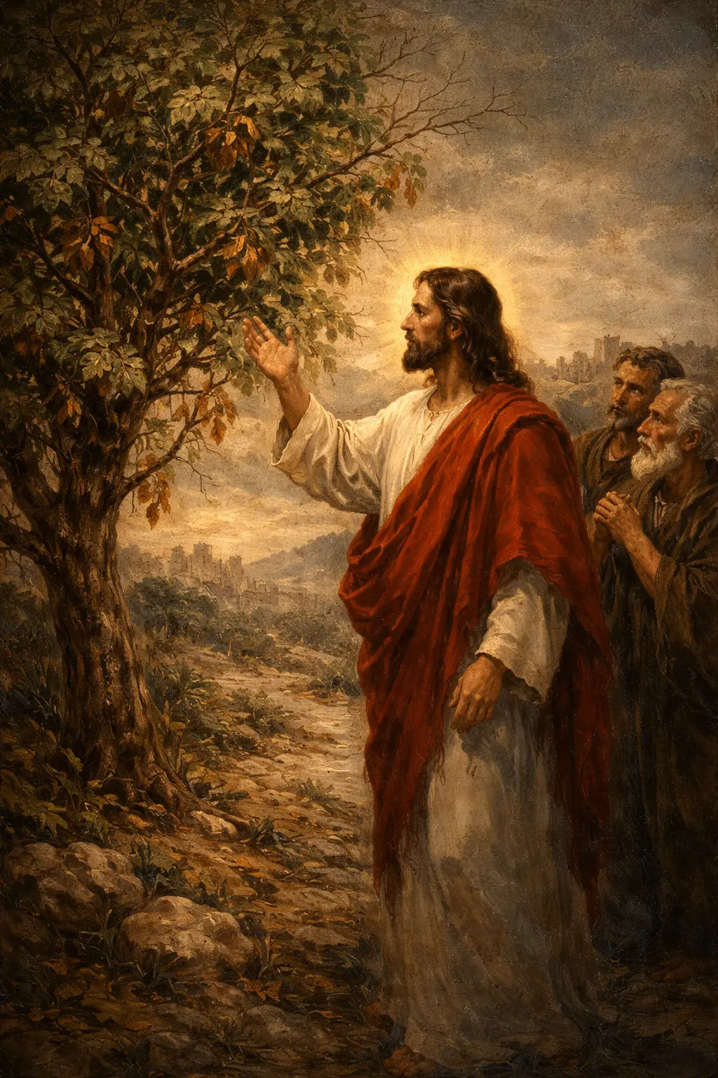 Велики понеделник – Христос край смоковницата без плод по пътя към Йерусалим